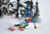 Mikaela Shiffrin of the United States competes in the first run of a Women's slalom Alpine World Cup ski race in Are, Sweden, Saturday March 13, 2021. (Pontus Lundahl, TT via AP)