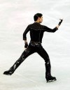 Japan's Yuzuru Hanyu performs during the men's short program of the ISU World Team Trophy figure skating competition in Osaka, western Japan, Thursday, April 15, 2021. (AP Photo/Hiro Komae)