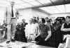 The Winnipeg Tribune Ceases Publication. Wednesday, August 27, 1980. Southam Pres. Gordon Fisher stands on desk.
