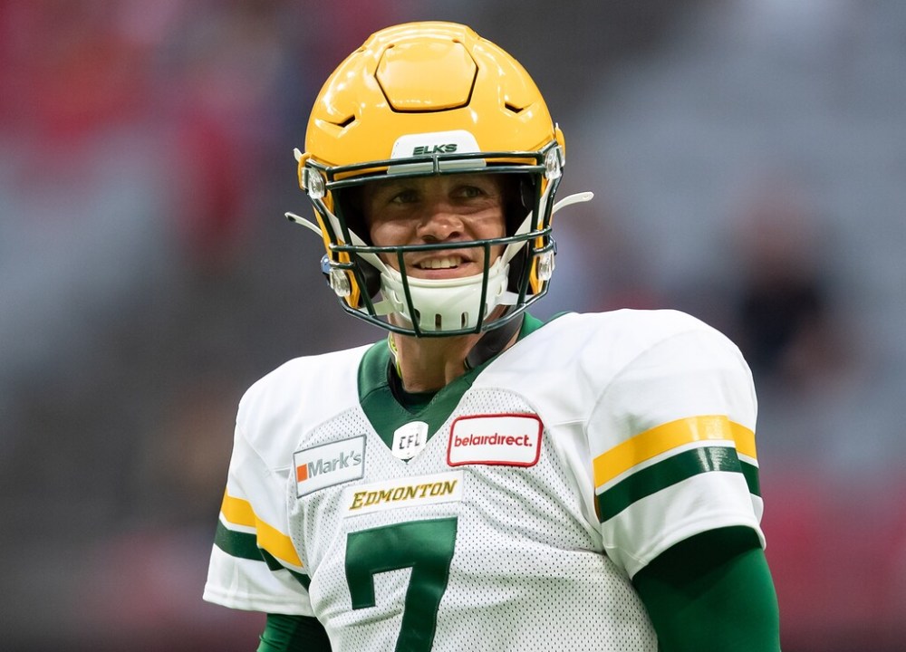 CP
Former Edmonton Elks quarterback Trevor Harris. THE CANADIAN PRESS FILES/Darryl Dyck