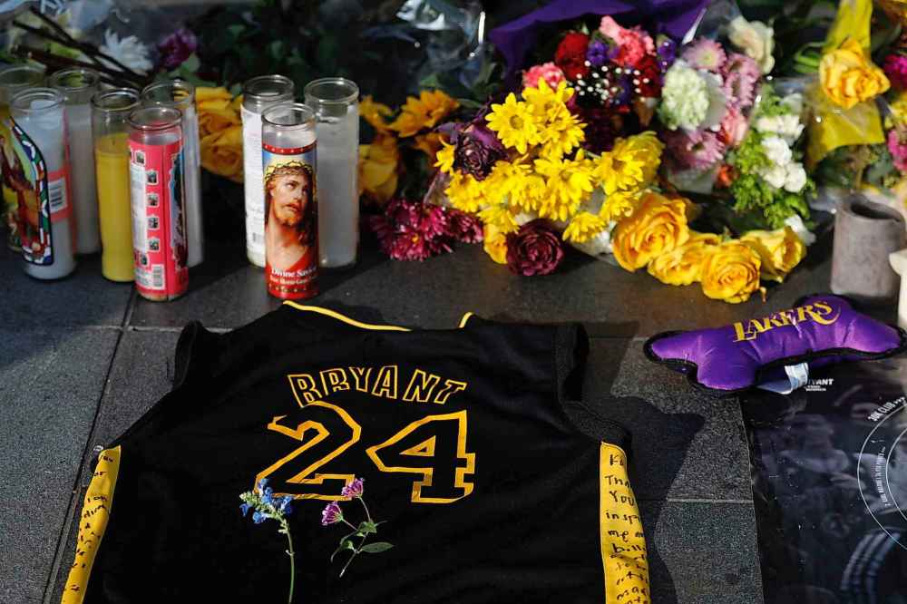 The memorials and tributes for Kobe Bryant have been a constant since the former basketball star died this past Sunday in a helicopter crash. (Francine Orr / Los Angeles Times)