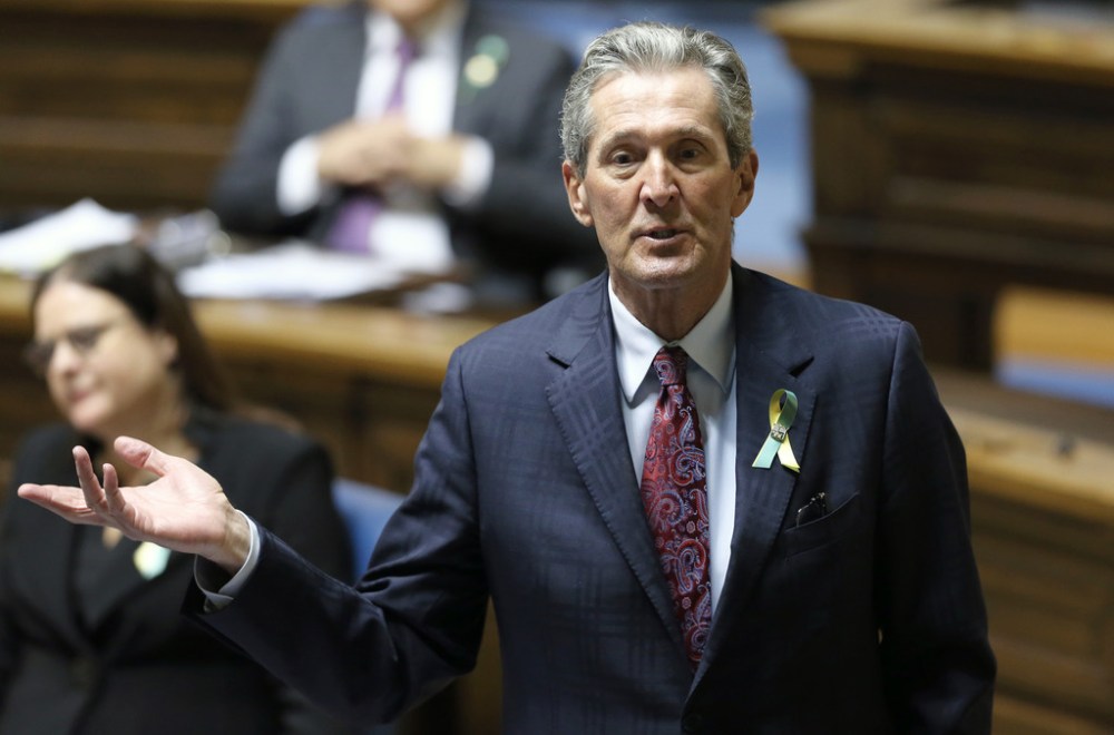 Kevin King/Winnipeg Sun
Premier Brian Pallister changed the subject when asked about the vaccine rollout. (Kevin King / Pool files)