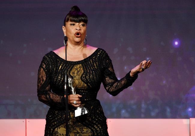 FILE - In this June 6, 2017, file photo, actress/choreographer Debbie Allen accepts the Lifetime Achievement Award during the 42nd Annual Gracie Awards Gala at the Beverly Wilshire Hotel, in Beverly Hills, Calif. (Photo by Chris Pizzello/Invision/AP)