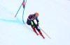 Croatia's Filip Zubcic competes during the first run of an alpine ski, World Cup men's giant slalom in Lenzerheide, Switzerland, Saturday, March 20, 2021. (AP Photo/Marco Trovati)