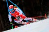 Switzerland's Loic Meillard competes in an alpine ski, men's World Cup giant slalom, in Garmisch Partenkirchen, Germany, Sunday, Feb. 2, 2020. (AP Photo/Marco Trovati)