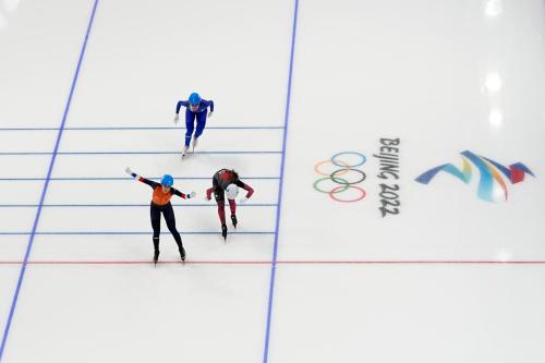 Olympics Overnight: Speedskater Blondin wins silver in the mass start, Bowman narrowly misses podium in halfpipe skiing, Jamaica returns to bobsled track