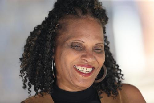 Rene Johnston - Toronto Star
Andre De Grasse's mom Beverley is all smiles earlier this week after her son won the gold medal in the 200 metres at the Tokyo Olympics.
