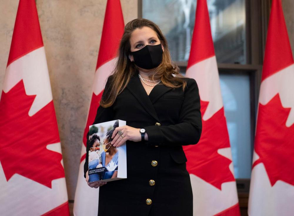JUSTIN TANG - THE CANADIAN PRESS
The first budget from Deputy Prime Minister and Minister of Finance Chrystia Freeland didn’t have something for everyone.