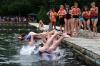 CARLOS OSORIO - TORONTO STAR FILE PHOTO
Campers line up for their swim test at Camp Kwasind near Huntsville. Swimming is a vital “life skill” that kids can learn at various day or overnight camps in Ontario.