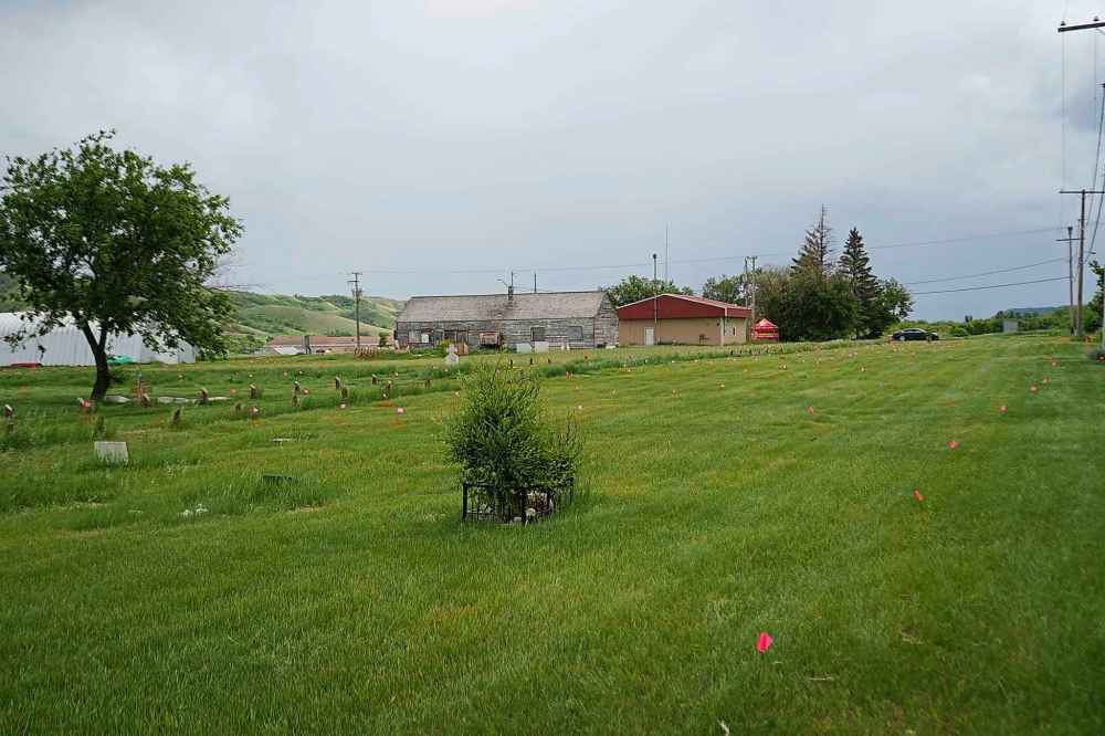 There may have been markers or headstones on the graves at one point, but they were removed in the 1960s, says Cowessess First Nation Chief Cadmus Delorme. (Cowessness First Nation / Facebook)