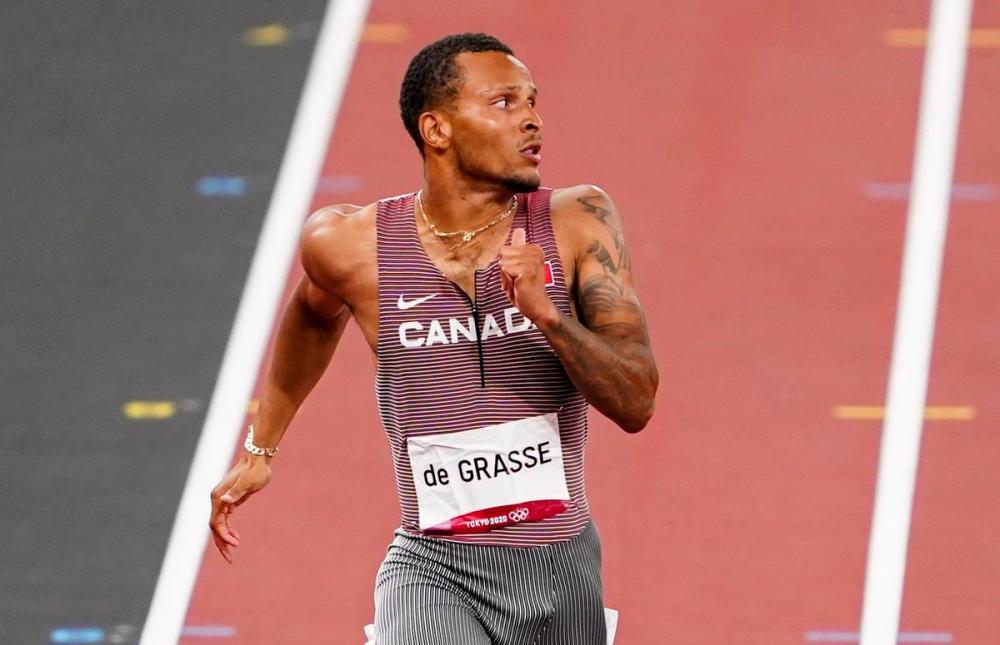 Stephen Hosier - THE CANADIAN PRESS
Canadian Andre De Grasse liked what he saw in the Olympic 200-metre semifinals in Tokyo.