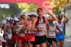 Shuji Kajiyama - AP
Athletes including Evan Dunfee, of Canada, pour water on themselves during the men's 50km race walk at the 2020 Summer Olympics.