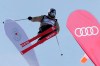 Gold medalist Canada's Noah Bowman performs during the Men's Freeski Halfpipe event at the FIS Freeski World Cup in Chongli county near Zhangjiakou in northern China's Hebei province Saturday, Dec. 21, 2019. (AP Photo/Ng Han Guan)