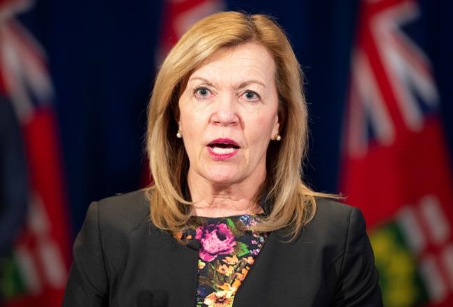 Ontario Health Minister Christine Elliott answers questions at the daily briefing at Queen's Park in Toronto on Tuesday April 28, 2020. THE CANADIAN PRESS/Frank Gunn