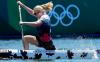 Kirsty Wigglesworth - AP
Canada’s Laurence Vincent-Lapointe competes in the women's canoe single 200-metre final at the Tokyo Olympics on Thursday. She won silver.