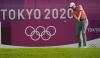 Matt York - AP FILE PHOTO
Mackenzie Hughes of Canada hits a tee shot on the first hole during the second round of the men's golf event at the 2020 Summer Olympics on Friday.