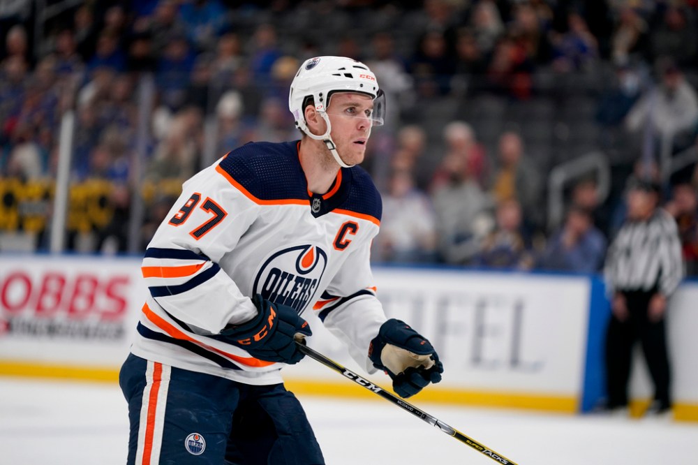 CP
Connor McDavid (above) and Leon Draisaitl have combined to win four of the last five NHL scoring titles, and three of the last five Hart trophies as MVP. (Jeff Roberson / The Associated Press files)