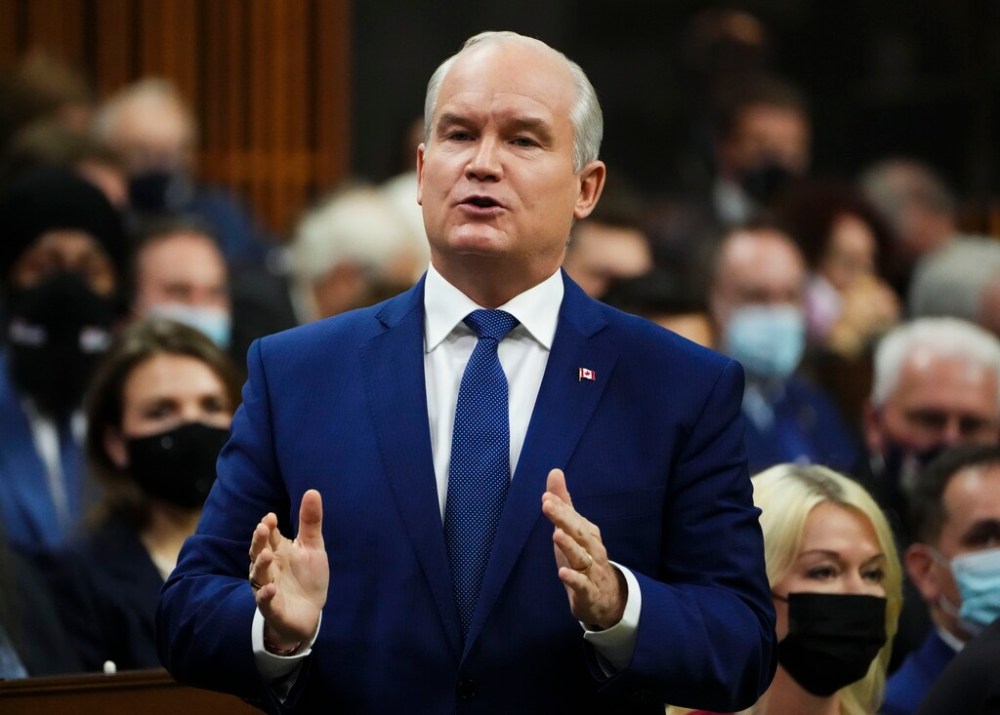 CP
Conservative Leader Erin O'Toole believes the government can't properly be held accountable in a hybrid format. (Sean Kilpatrick / The Canadian Press)