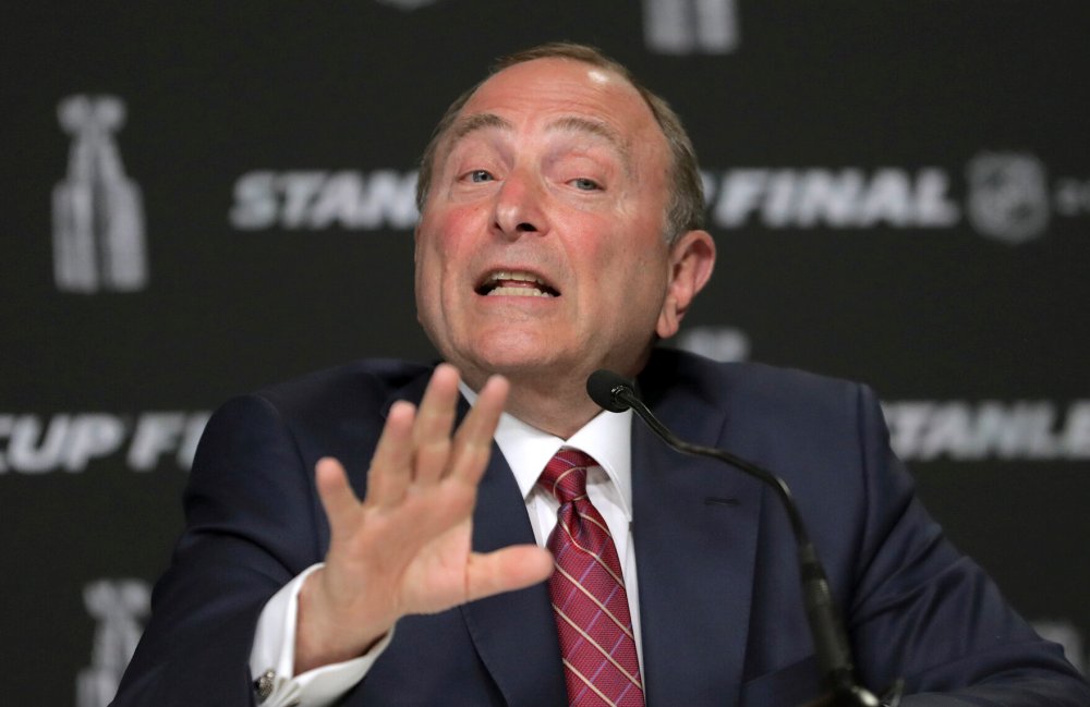 CP
In addressing the Chicago Blackhawks scandal, NHL commissioner Gary Bettman treated the questions as if he were on trial. (Charles Krupa / The Associate Press files)