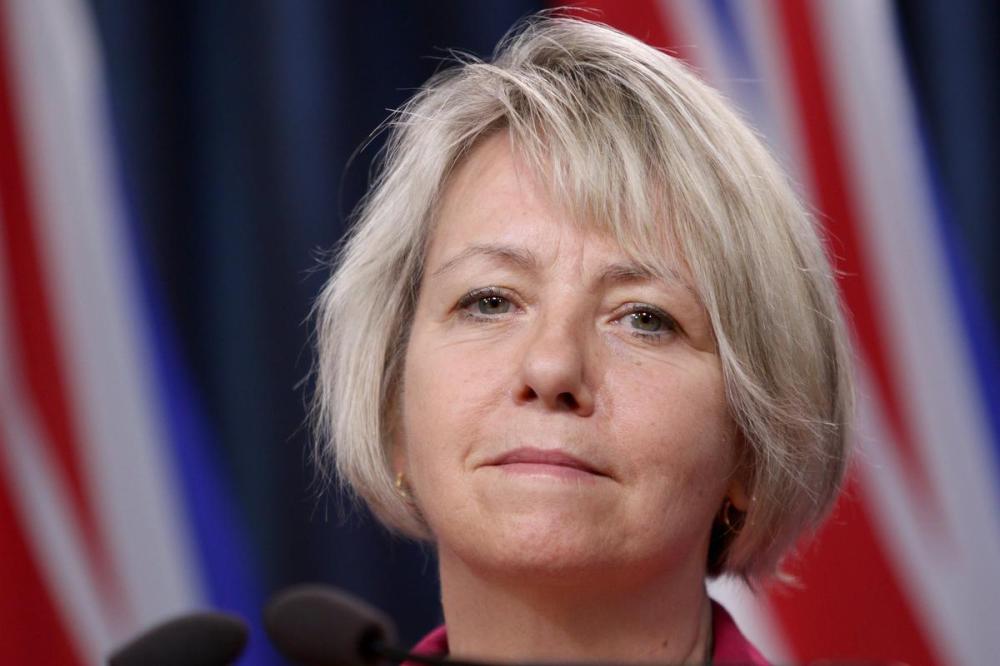 CHAD HIPOLITO - The Canadian Press
Provincial Health Officer Dr. Bonnie Henry on Tuesday announced B.C.’s reopening plan, which could see hugs and normal social interactions by July.