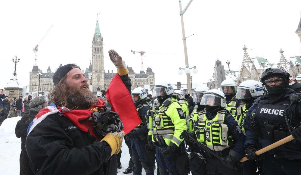 Steve Russell - Toronto Star
Protesters from the