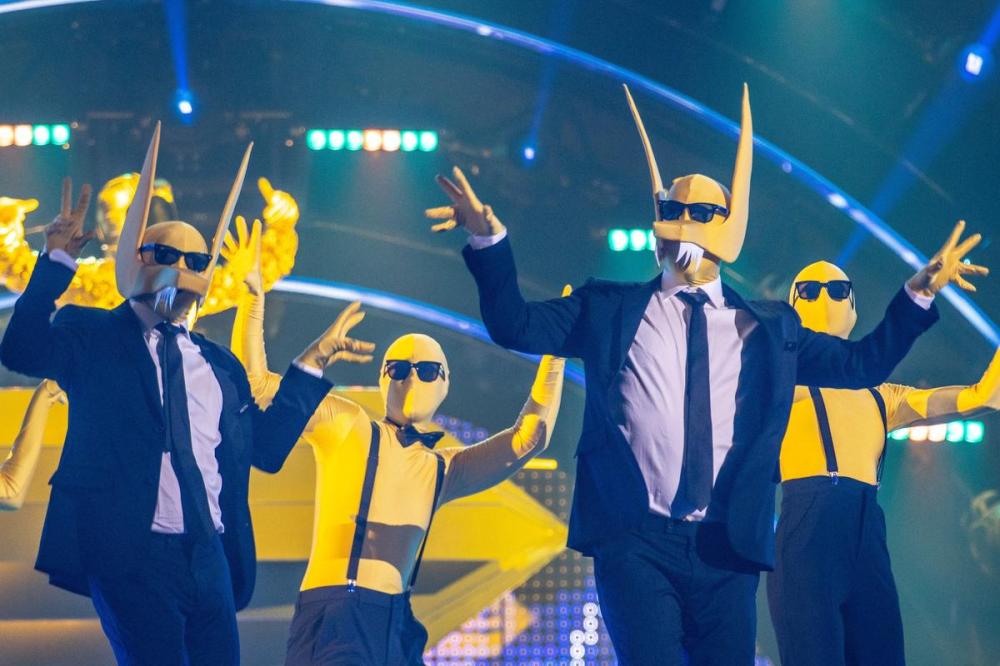 - ANDERS PUTTING
Subwoolfer, the duo representing Norway in the 2022 Eurovision Song Contest, with their backup dancers.