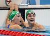 Rick Madonik - Toronto Star
Tatjana Schoenmaker (left), of South Africa, appears in shock at her time as she sets a world record in the women’s 200-metre breaststroke at the Tokyo Olympics. Her South African teammate Kaylene Corbett (right) finished fifth.
