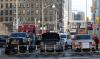 PATRICK DOYLE - THE CANADIAN PRESS
Trucks are blocked by police barricades as the rally against COVID-19 restrictions continued in Ottawa this week.