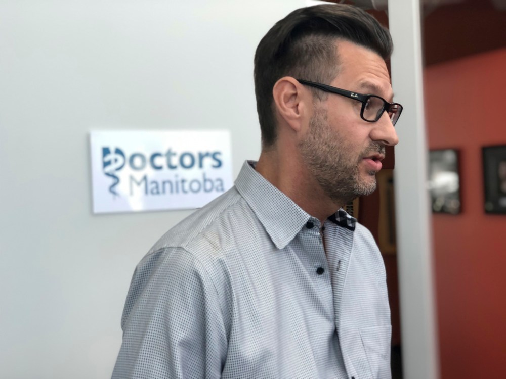 Doctors Manitoba president Dr. Fourie Smith says his organization was forced to ask to amend its protocol on duty of care to allow a doctor to refuse to treat a patient if the required PPE was not available. (Taylor Allen / Winnipeg Free Press files)