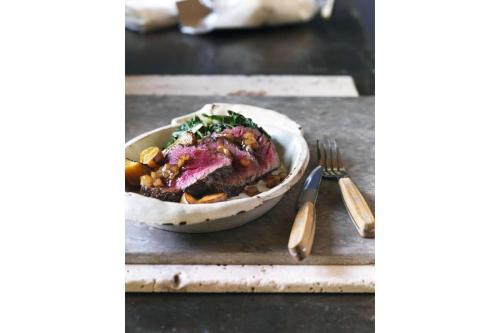 - James Tse
“This dish really sings because of the bison,” writes Chef Mark McEwan. “It’s flavourful, low in fat and amazingly tender.”