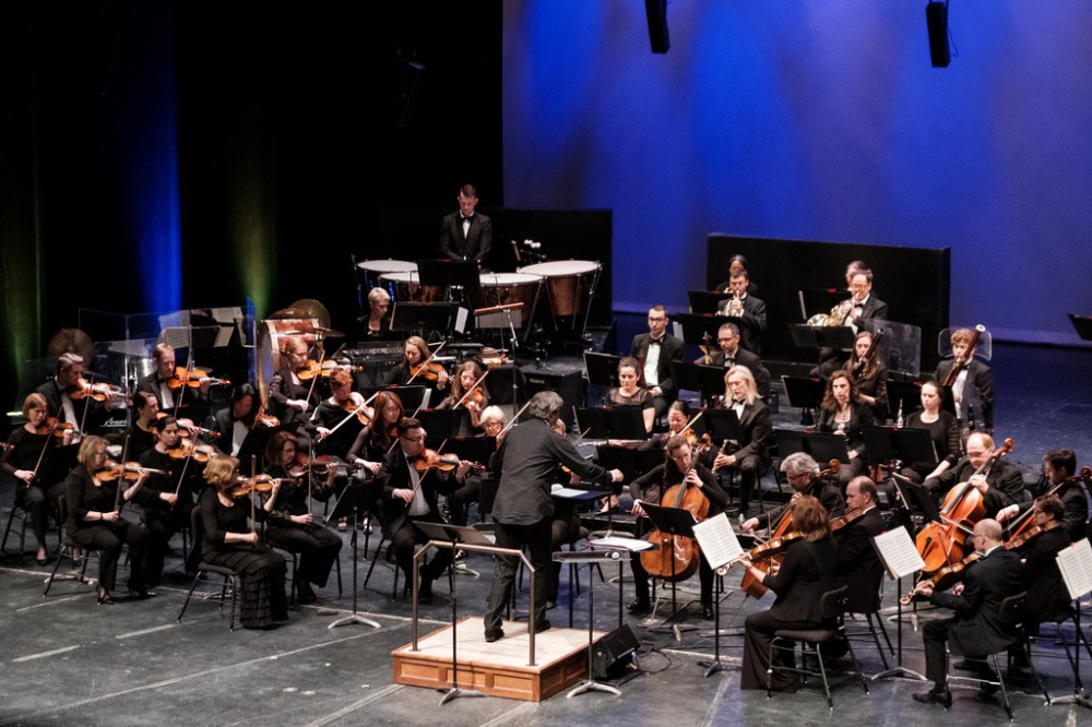 Saturday will be the first time the WSO has performed before a live audience at the concert hall in almost a year. (Daniel Crump / Winnipeg Free Press files)