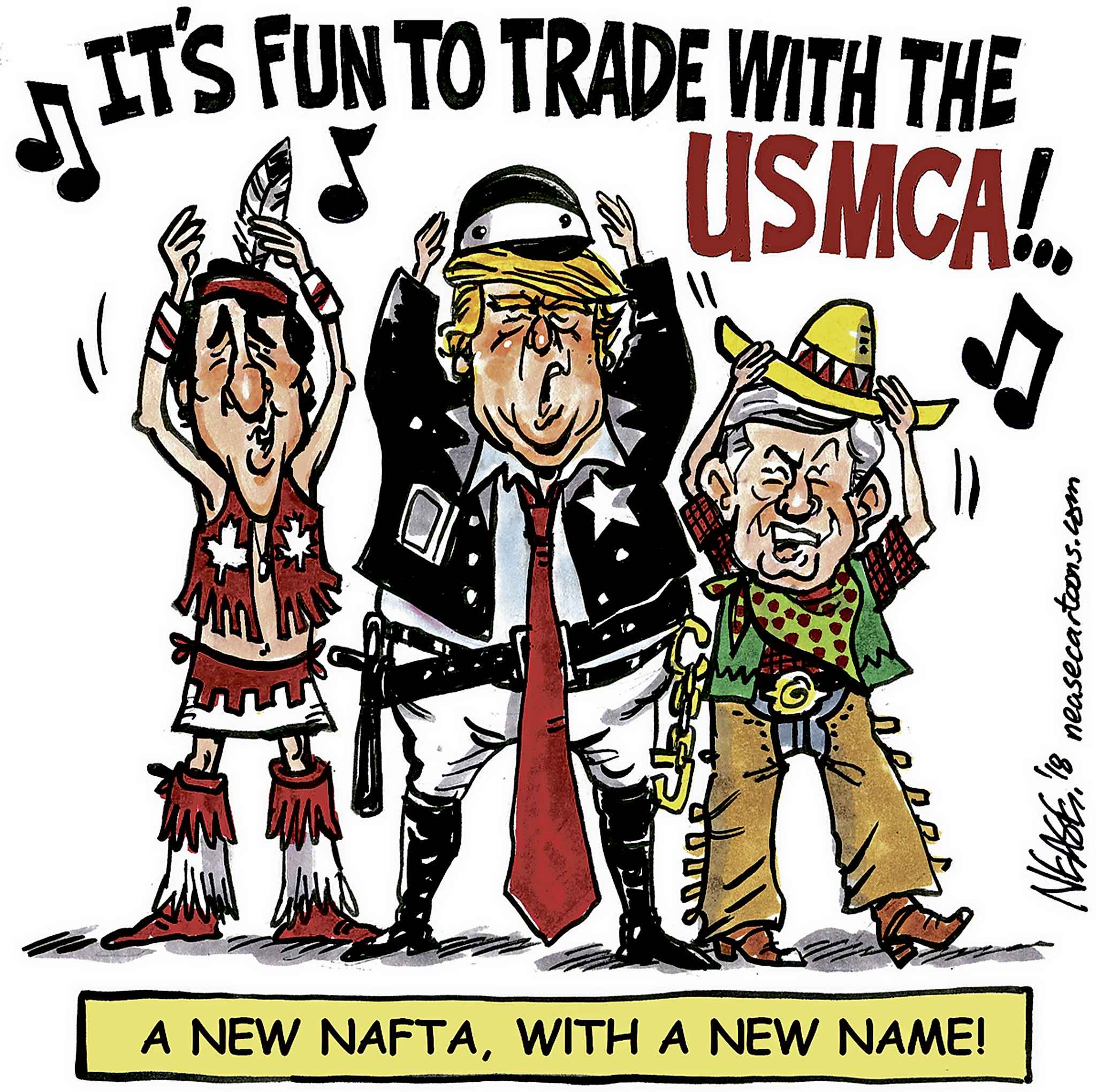 Editorial cartoon for Oct. 3, 2018
