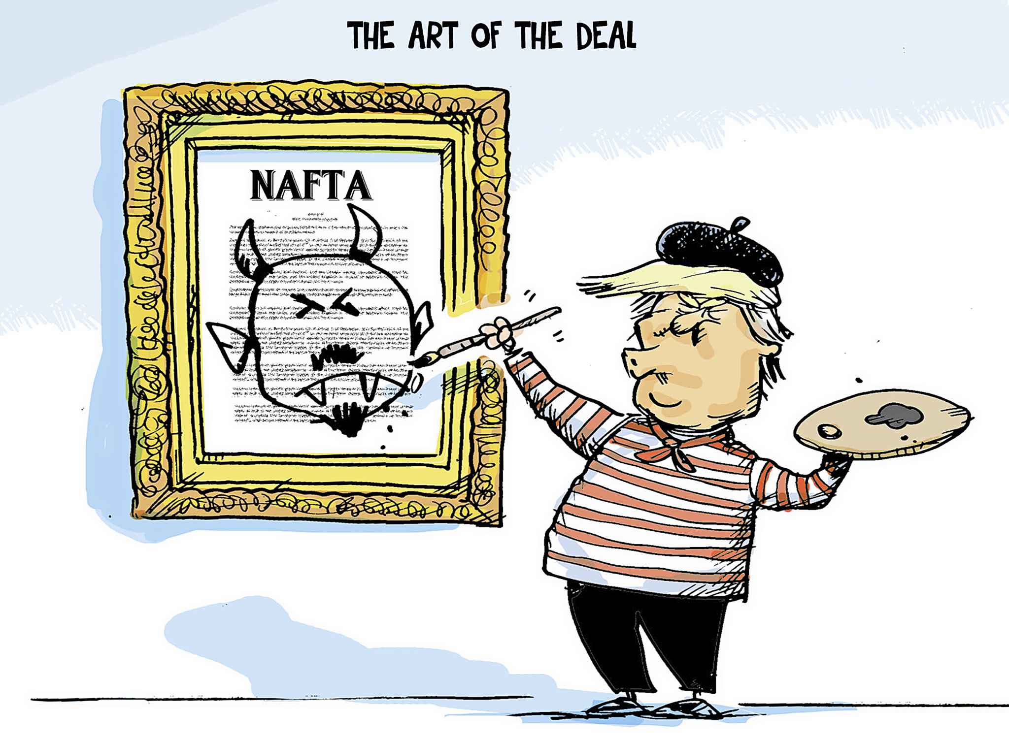 Editorial cartoon for June 8, 2018