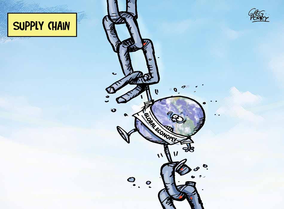 Pandemic supply-chain problems cause far-reaching problems for industry and consumers. (Greg Perry)