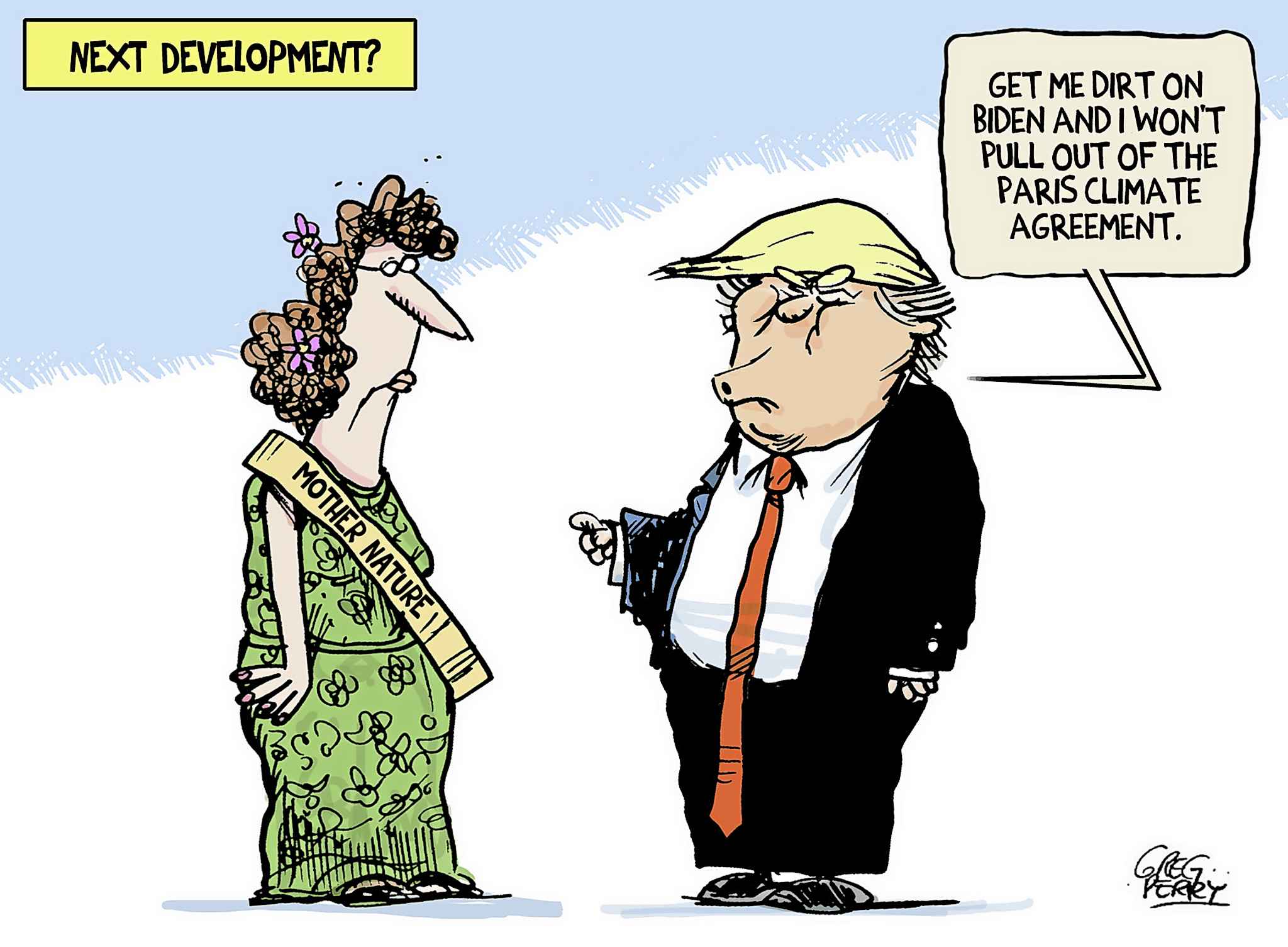 Editorial cartoon for Nov. 12, 2019