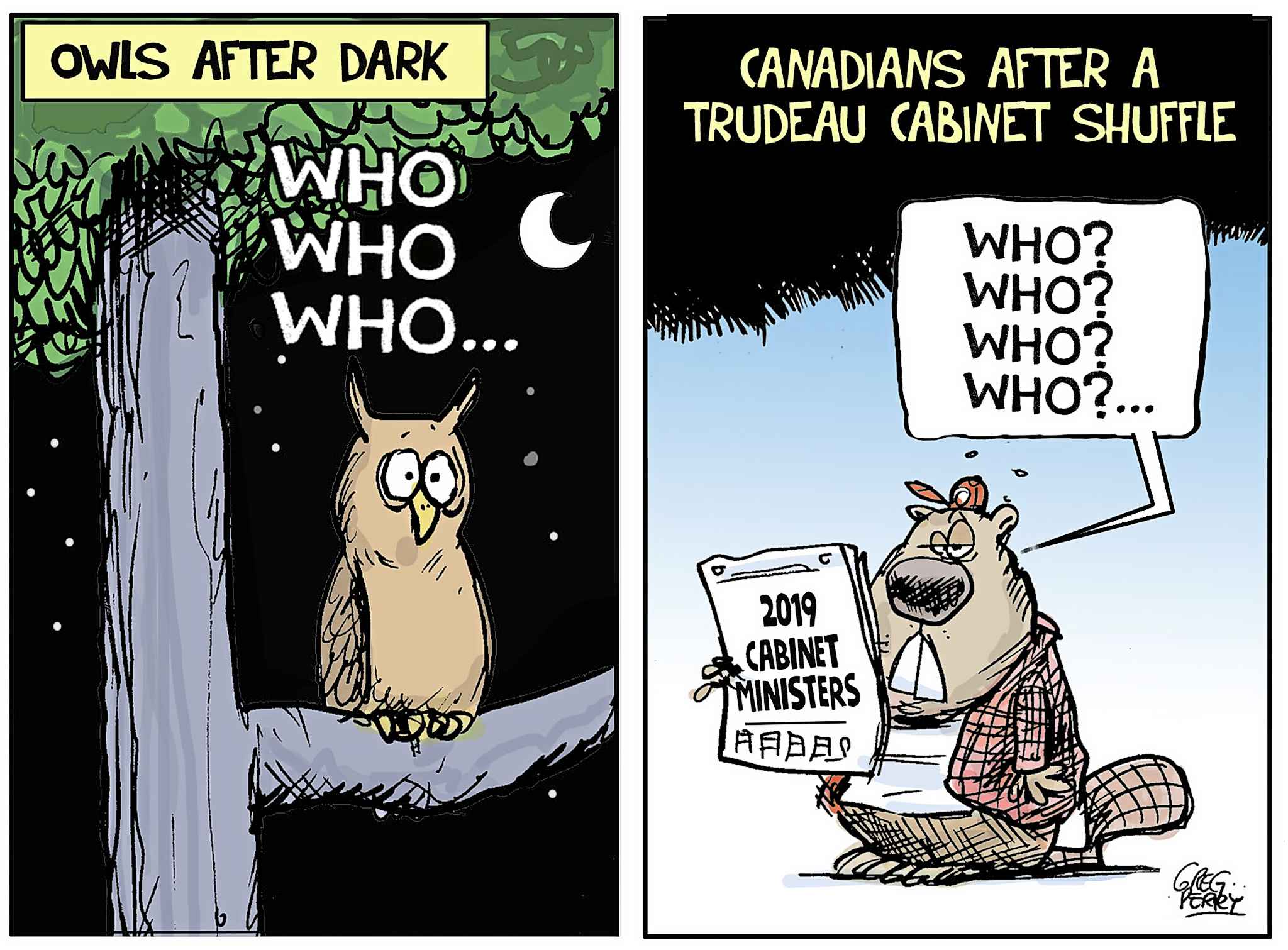 Editorial cartoon for Jan. 17, 2019