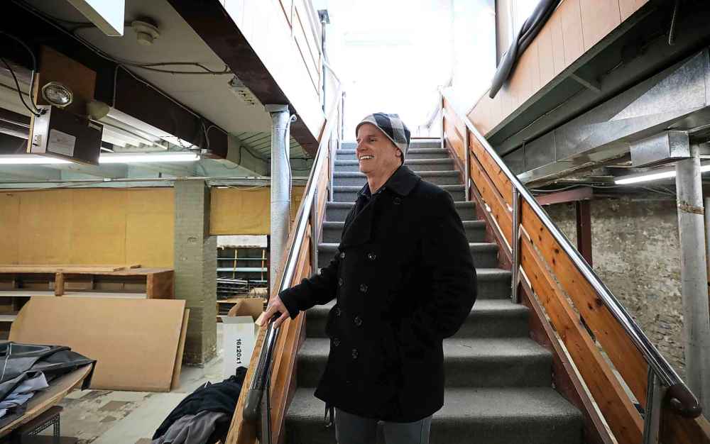 Ruth Bonneville
Main Street Project executive director Rick Lees looks over the space in the basement level.
