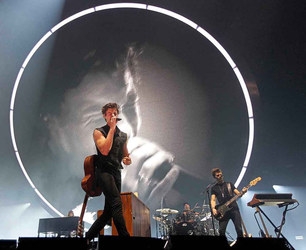 Shawn Mendes in concert at Bell MTS Place Wednesday.
