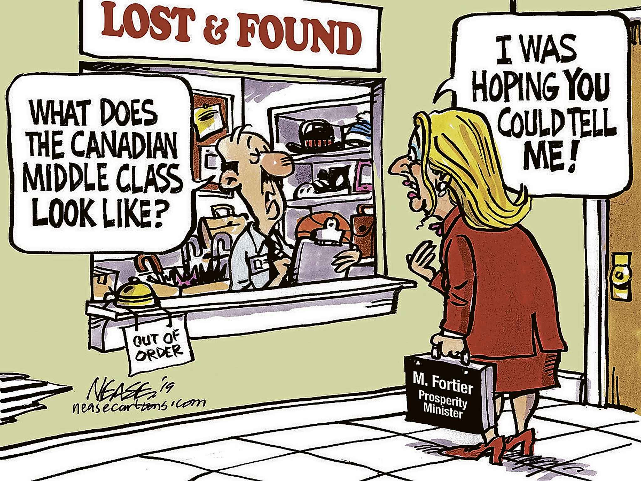 Editorial cartoon for Nov. 26, 2019