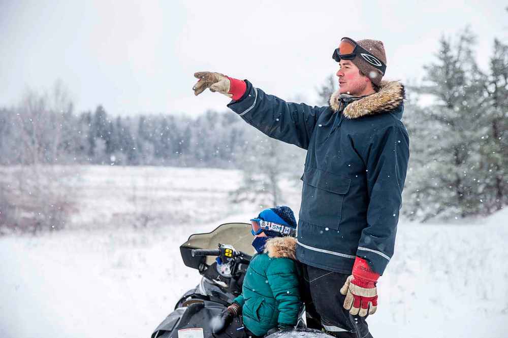 Each day on the trapline is another story of the forest, and even at his age, Thomas is able to read the tracks and identify the animals.