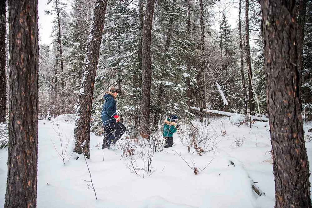 Each day on the trapline is another story of the forest, and even at his age, Thomas is able to read the tracks and identify the animals.