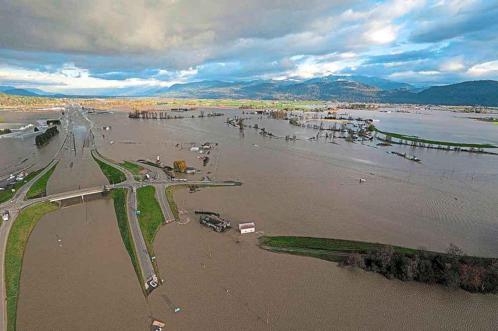 CP
Flood waters cover highway 1 in Abbotsford, B.C., Tuesday, Nov. 16, 2021. THE CANADIAN PRESS/Jonathan Hayward
