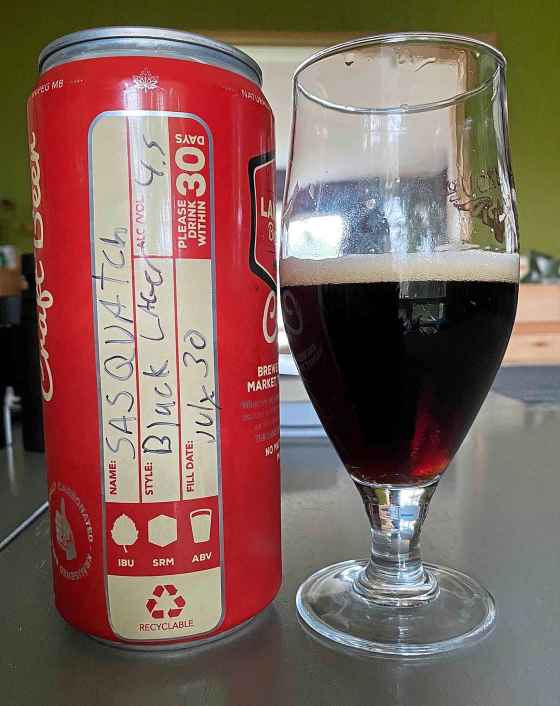 Lake of the Woods Brewing Co.’s crowler can.