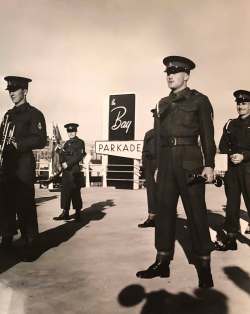 HBC ARCHIVES
The RCHA performed at the opening of the parkade on Oct. 29, 1954.