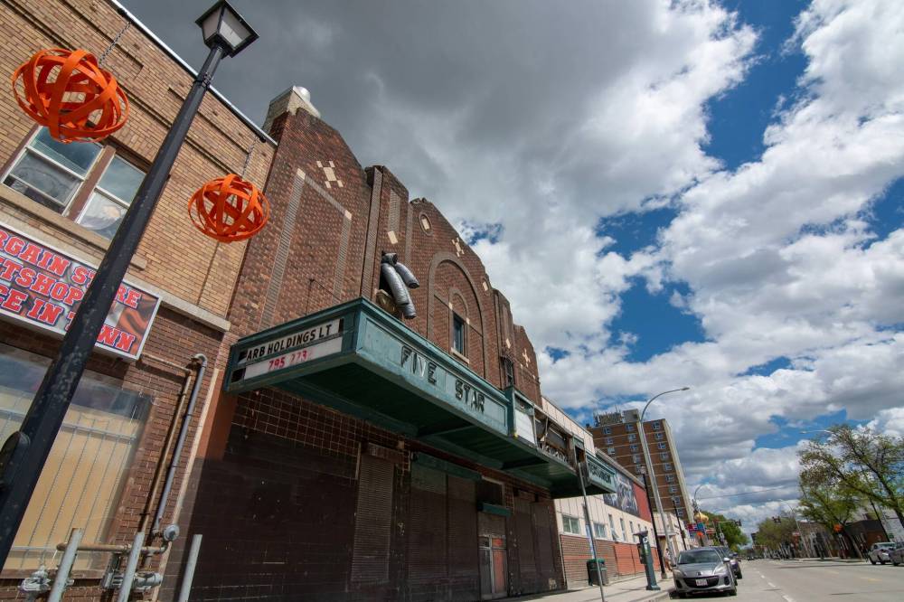 ETHAN CAIRNS / WINNIPEG FREE PRESS
Despite being constructed in 1912 and designed by notable architect Max Blankstein, the building is not listed as a historical resource.