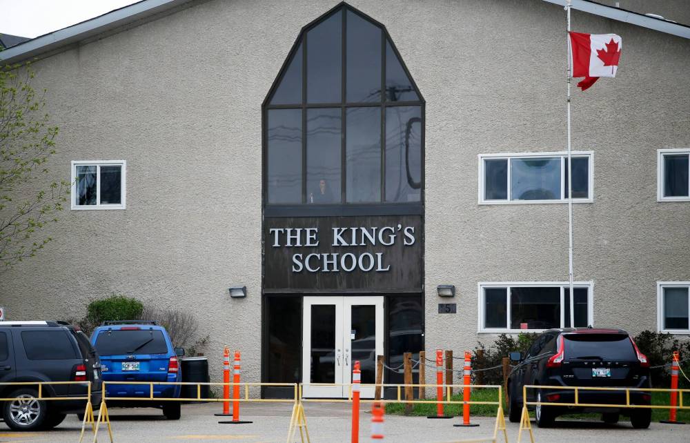 JOHN WOODS / WINNIPEG FREE PRESS FILES
Current and former students at The King’s School say a male teacher, who has been put on leave, overstepped boundaries by massaging them and disclosing intimate secrets to teenagers.