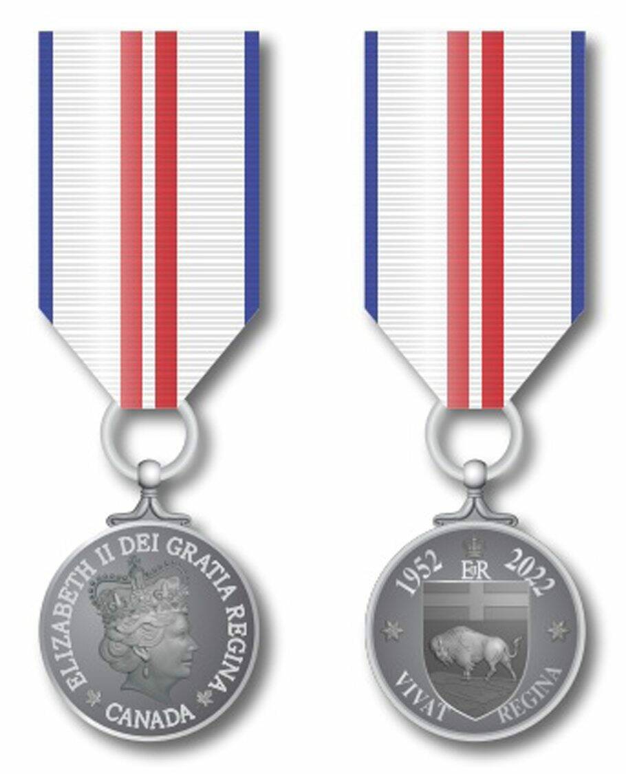 SUPPLIED
The final design of the province’s Queen Elizabeth II Platinum Jubilee Medal has been unveiled.