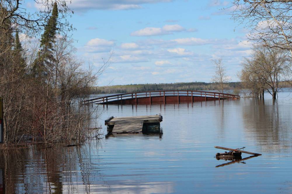 Residents and business owners in some parts of the Whiteshell will be allowed to return Friday. (Brynn Kaplen photo)
