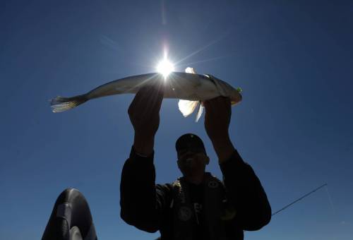 RUTH BONNEVILLE / WINNIPEG FREE PRESS
Eric Labaupa learned his love of fishing from his father.