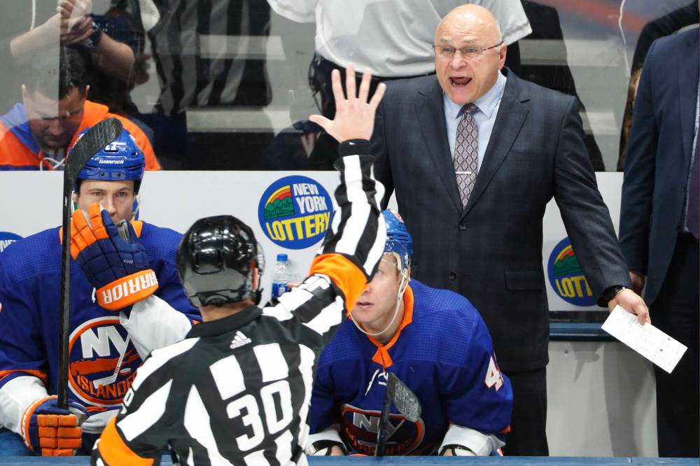 KATHY WILLENS / THE ASSOCIATED PRESS FILES
Barry Trotz continues to contemplate his next move.